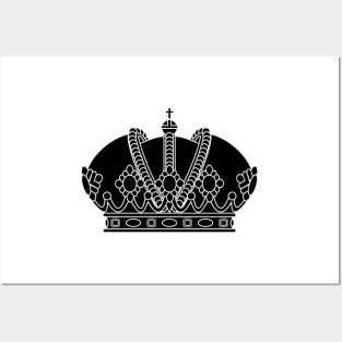 imperial crown (black) Posters and Art